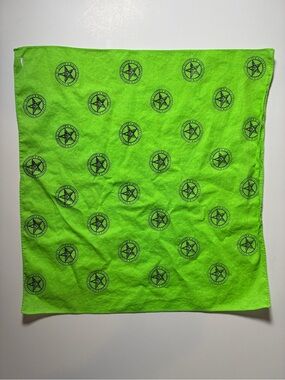 Blackcraft Cult Neon Green Baphomet Bandana